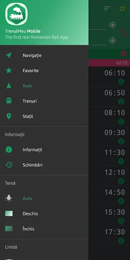 TrenulMeu - Mersul Trenurilor
