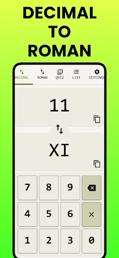 Roman Numerals Converter /Quiz