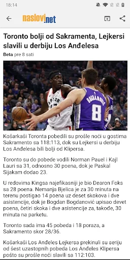 Naslovi - Vesti Srbija screenshot 3