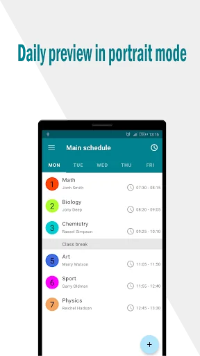 School Timetable - Planner