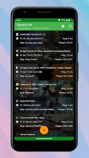 Game Server Control Panel screenshot 1