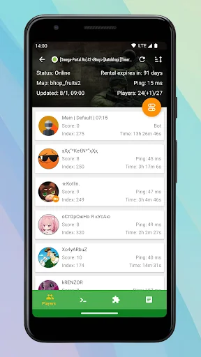Game Server Control Panel screenshot 2