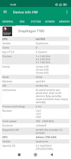 Device Info HW screenshot 3