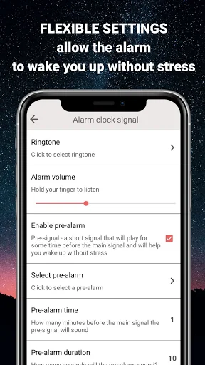 Gentle alarm clock with music screenshot 3