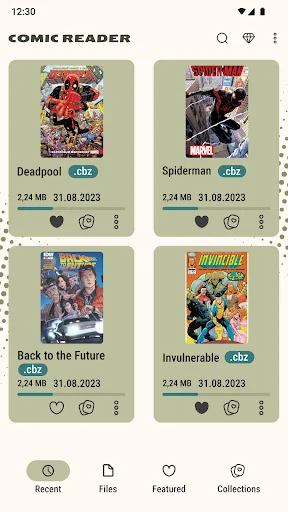 Comic Book Reader (cbz/cbr)