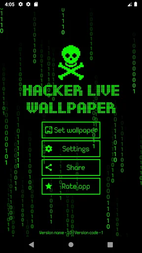 Hacker Live Wallpaper Matrix
