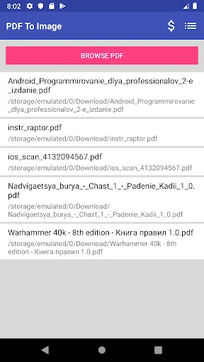 PDF to Image Converter screenshot 2