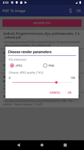 PDF to Image Converter screenshot 3