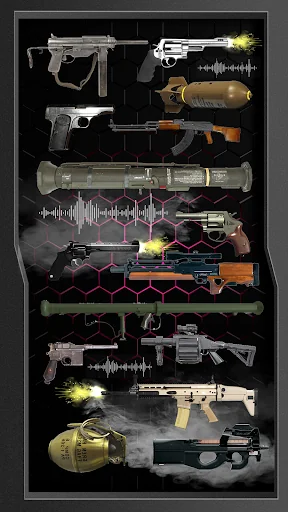 Sounds of gun shots