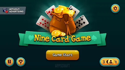 Nine Card Game online offline screenshot 2