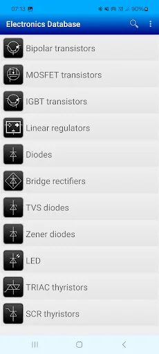 Electronics Database