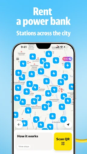 Beri Zaryad - Power bank rent screenshot 1