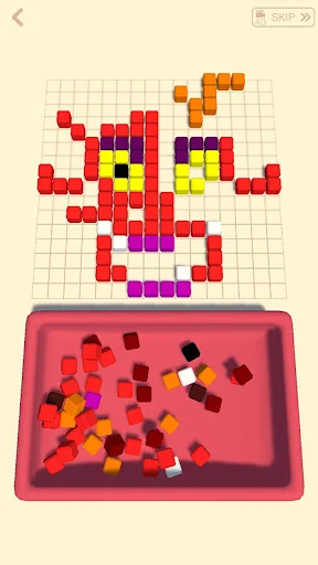 Cubes Art - Assemble object un