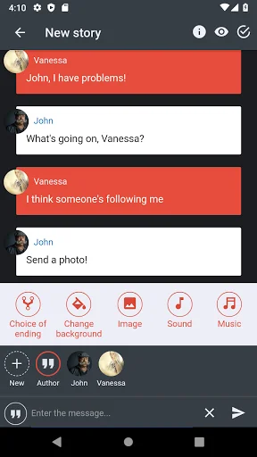 Mistory: Text Chat Story Maker screenshot 3