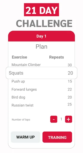Lose weight - 21 day challenge screenshot 2