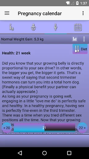 Pregnancy Calendar screenshot 3