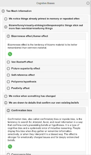 Cognitive Bias cheatsheet screenshot 3