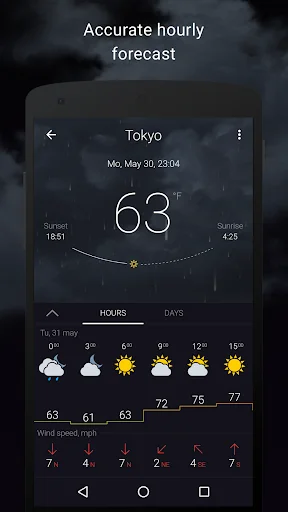 Gismeteo screenshot 2
