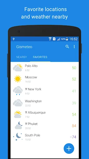 Gismeteo screenshot 4
