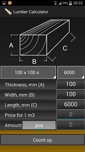 Calculator Lumber & Timber screenshot 1