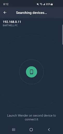 Wender: send files using WiFi screenshot 2