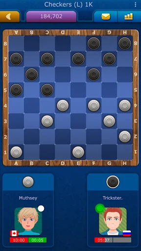 Checkers LiveGames online screenshot 1