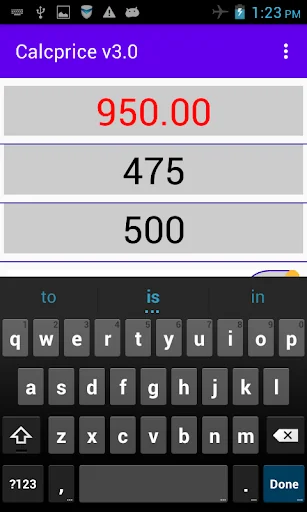 Calculator calc price