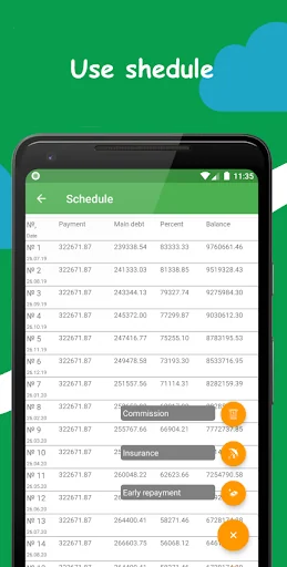 EMI loan calculator screenshot 2