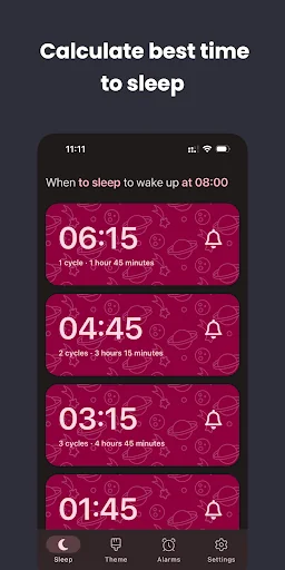 Sleep Time - Alarm Calculator screenshot 2