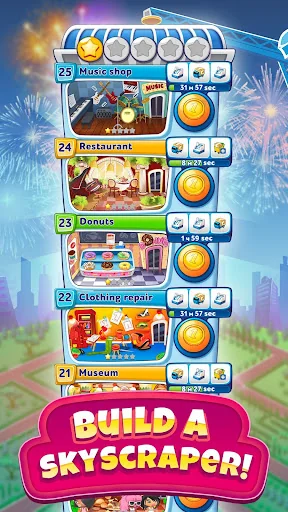Pocket Tower－Hotel Builder screenshot 1