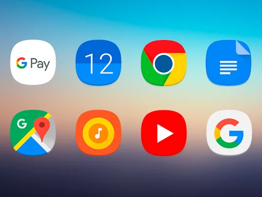 UX S9 Icon Pack - Free Galaxy  screenshot 2