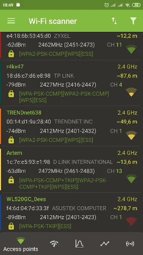 WiFi scanner