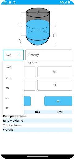 Tank Volume Calculator screenshot 2