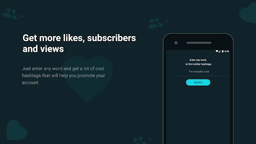 Hashtags for profile improve