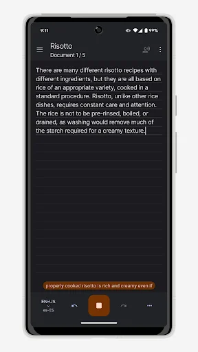 Write by Voice: Speech to Text screenshot 1