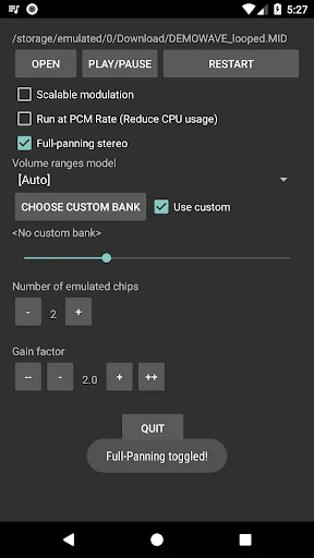 OPNMIDI Player