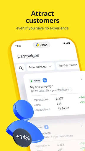 Yandex Direct screenshot 1