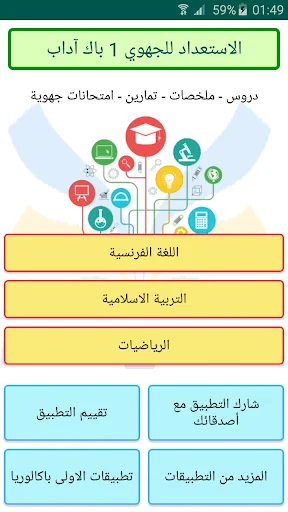 الاستعداد للجهوي 1 باك آداب