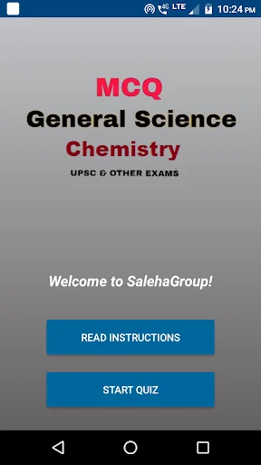 General Science Chemistry Test