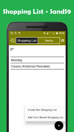 Grocery Shopping List
