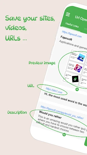 URL opener app