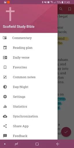 Scofield Study Bible screenshot 1