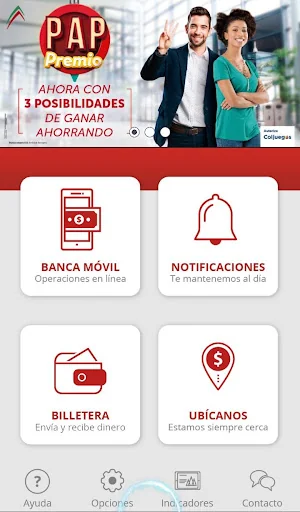 Bancoomeva Móvil screenshot 1