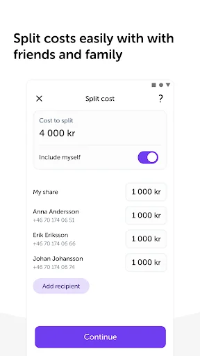Swish payments