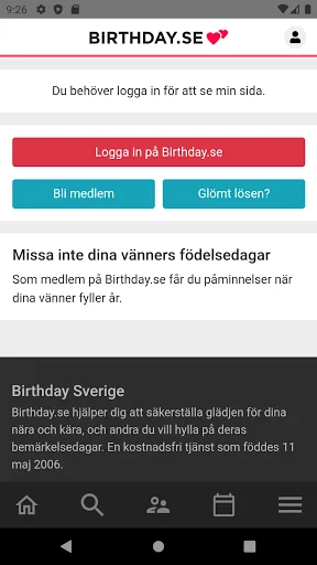 Birthday.se