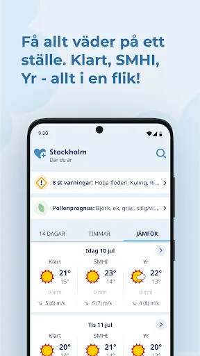 Klart - Väder screenshot 2