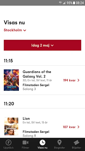 Filmstaden screenshot 2