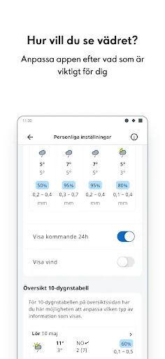 SMHI Väder screenshot 3