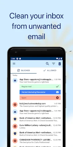 Spamdrain - email spam filter screenshot 1
