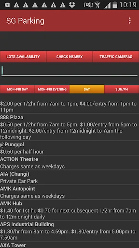 Singapore Parking screenshot 1